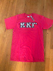New with Tags Kappa Kappa Gamma Sorority T-shirt, Sewn letters, Pink, S