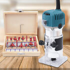 Carpenter Wood Palm Router Tool Kit Compact 6 Speed with 15 Pcs Router Bits Kit