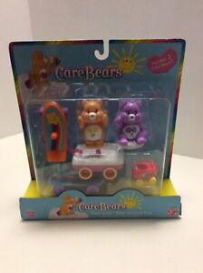 Care Bears Figures NEW Care A Lot Ride Around Fun Playset Wagon