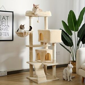 Cat Tree For Large Cats Adult With Super Large Top Perch,Cat Tower For Large Cat