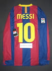 New 2010-2011 Nike Authentic Barcelona Long Sleeve Lionel Messi Jersey Shirt Kit