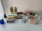 Vintage Medical Containers Boxes Jars Gillette Ex Lax Sucrets Lot Of 16