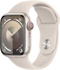 Apple Watch Series 9 45mm GPS/LTE Starlight Case Starlight Band MRM93LL/A NEW