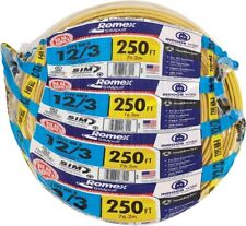 12/3 250FT Romex Simpull 600 Volts, NM-B W/G Copper Building Wire (Southwire)