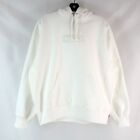 Supreme Box Logo Pullover Hooded Sweatshirt w/ Kangaroo Pocket in White FW23 - L