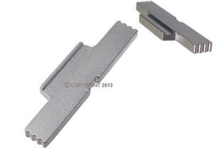 NDZ Extended Slide Lock Lever ESLL Stainless Steel Fits Glock 19 19X Gen 1-5