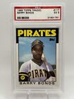 1986 Topps Traded Barry Bonds Rookie RC #11T PSA 8 Pirates Giants XRC