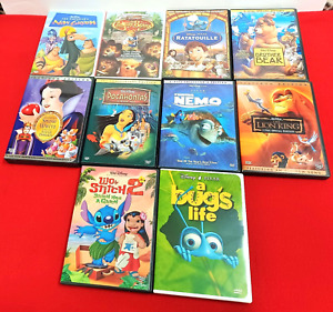 10 Movie Bundle DVD Disney Lot Animation Family Kids Children Tested Playing #6