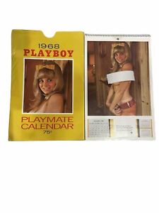 1968 Playboy Playmate Pinup Calendar Same Days as 2024 LeapYear w Sleeve