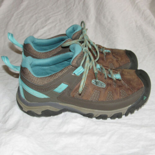 Keen Targhee Vent Womens 9 Brown Leather Athletic Hiking Shoes 1020744
