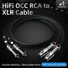 RCA to XLR audio cable High purity OCC RCA to balanced signal cable RCA to XLR