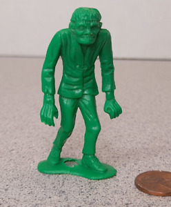 MPC Green Frankenstein Monster Slew Foot Plastic Figure 1960s Frito Lay Pop Top