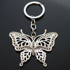 Vintage Hollow Butterfly 60x48mm Silver Charm Pendant Keychain Gift