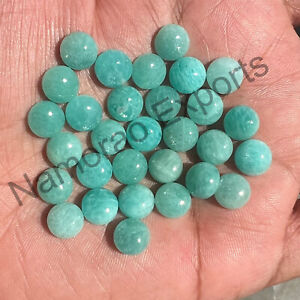 Natural Amazonite Round 4 mm to 20 mm Cabochon  Loose Gemstone Lot