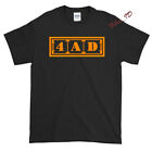 4AD Record Logo Men's T Shirt Size S - XXL