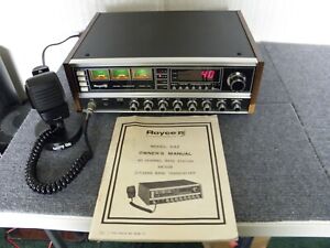 RARE Royce Model 642 CB Radio Base Station 40 Channel with SSB w Microphone L@@K