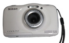 New ListingNikon COOLPIX S33 13.2MP Digital Camera White With Battery (WORKS GREAT)