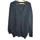 NWT wool 3x cardigan Brian MacNeil gray winter neutral