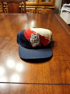 Vintage Logo Athletic Rare Uconn Snapback Hat