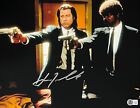 John Travolta Signed 11x14 Pulp Fiction Gun Photo Beckett BAS