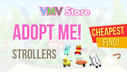 Adopt from Me! Strollers - Quad, vamp, easter bunny, and more! [CHEAPEST FIND!]