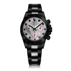 Rolex Daytona Black MOP Diamond Dial Black PVD/DLC Coated Watch 116523