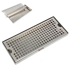 Stainless Steel Counter Top Drip Tray Kegerator Home Brew Bar Pub