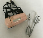 Vintage pink hand held electric mixer sold as is for parts dormey model 7501