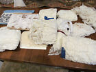*Vtg Lace Textiles Trim LARGE Mixed Lot  Sewing Craft & pieces of Bridal Lace