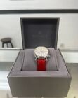 Michele Watch CSX MW03M00A0046 Diamond MOP Dial w/ Red Leather Band