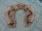 Vintage Genuine Silver Brown Fox Fur Collar Stoll 41 inches long 6 inches wide