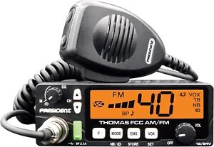 President Electronics TXUS093 Model THOMAS FCC Ham Radio AM/FM Transceiver