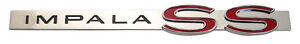 1962 62 Chevy Impala Rear Trunk Emblem IMPALA SS Super Sport
