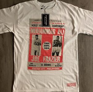 Muhammad Ali x Joe Frazier x Superare Thrilla In Manilla T-Shirt Medium M NWT