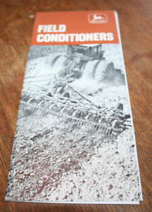 John Deere Field Conditioners Tillage Brochure 1968 4020 5020