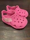 Crocs Girls Swiftwater Wave Sandal Size C 8 water Shoe Hot Pink Toddler Girl 8c