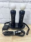 Playstation Move Eye Camera Charging Station PS3 PS4 Bundle + 2 Controllers
