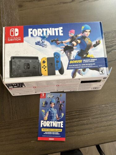 Fortnite Nintendo Switch Wildcard Edition With Code!!!