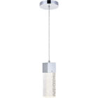 Crystal Pendant Chrome for Kitchen Island Dining Room Bubble Glass Light Fixture