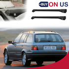 For BMW 3 Series E36 Touring 1994-1999 Cross Bars Carrier Roof Rack Black  2pcs