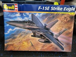 1/48 Revell F-15E Strike Eagle model kit new open box + extras