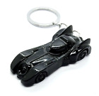 BATMOBILE KEYCHAIN Black Batman Metal Car Comic Superhero Key Chain/Keyring
