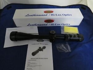 Leatherwood HI-LUX SPG 6-24X44 MD Rifle Scope Open box. Sniper Target Range