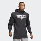 Adidas Pittsburgh Penguins Squad Pullover Hoodie NHL Hockey Gift Mens Size Small