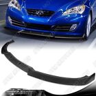 For 10-12 Hyundai Genesis Coupe Matt Black Front Bumper Lip Splitter Spoiler 3pc