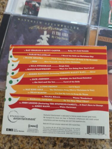 Lot of 5 Christmas CDS - L8 Mathis, Boston Pops, Chip Davis, Carter, McLachlan