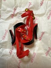 New Listing1 Pair Ruby Studded Heels Rainbow High Accessories Studio - Never Played With