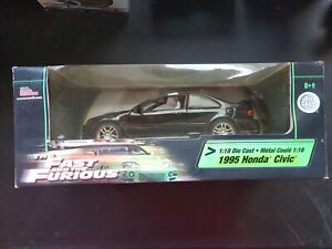 Racing Champions The Fast and The Furious 1995 Honda Civic 1/18