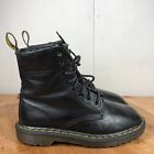 Dr Doc Martens Boots Womens 8 Black Leather Classic Combat Punk Pascal Casual