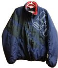 Columbia Winter Nylon Ski Jacket Coat Mens size Large Black/ Blue Vintage